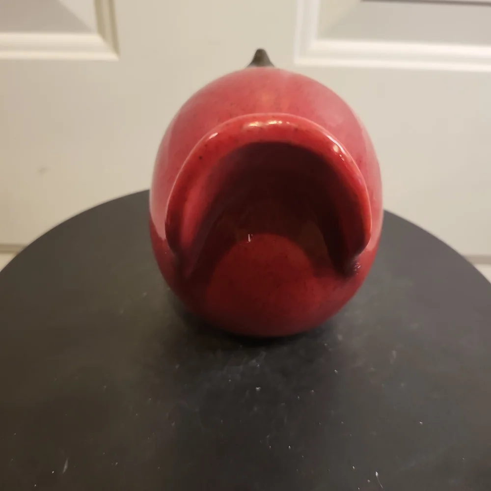 Mid-Century Modern Scandinavian Toikka Style Red and Black Bird - Picture 7 of 10